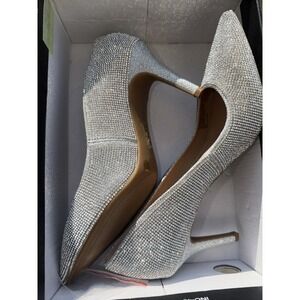 Inc  Zitah Silver Crystal Pumps